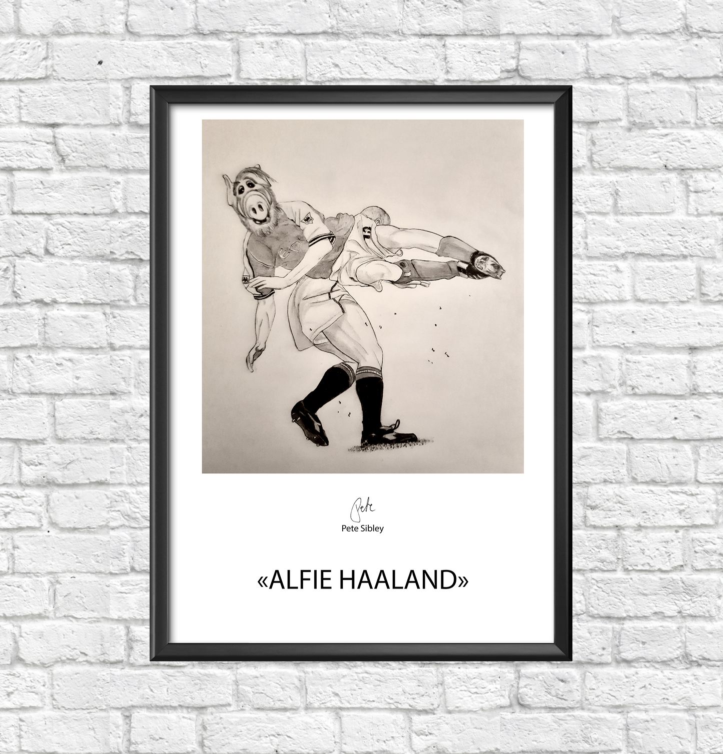 Alfie Haaland artposter