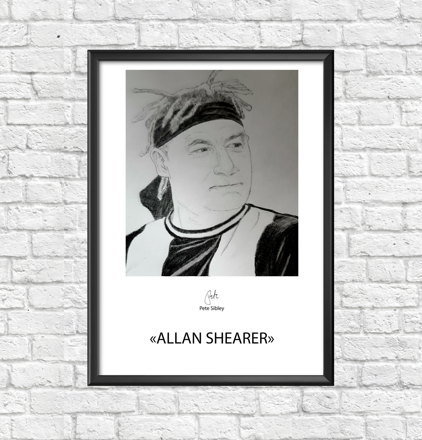 Allan Shearer artposter