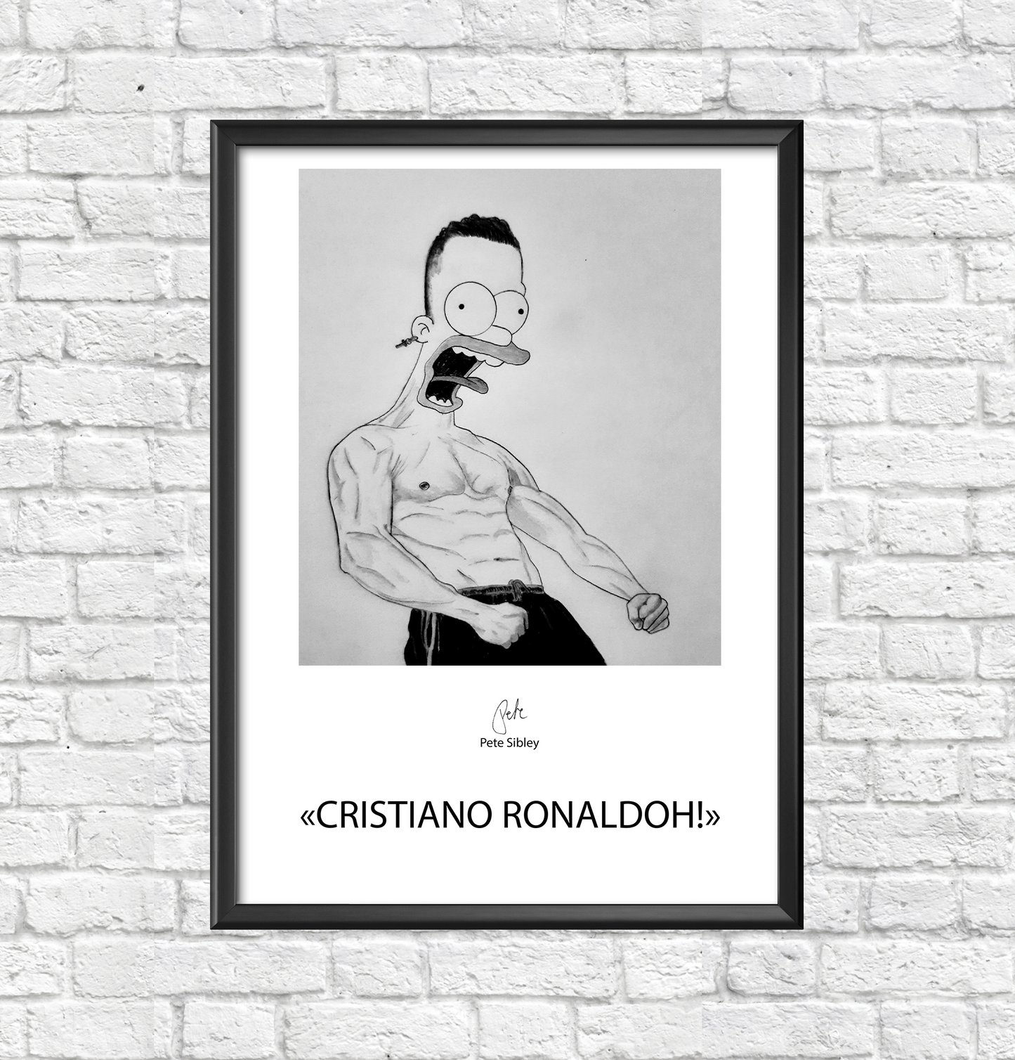 Cristiano Ronaldoh! artposter