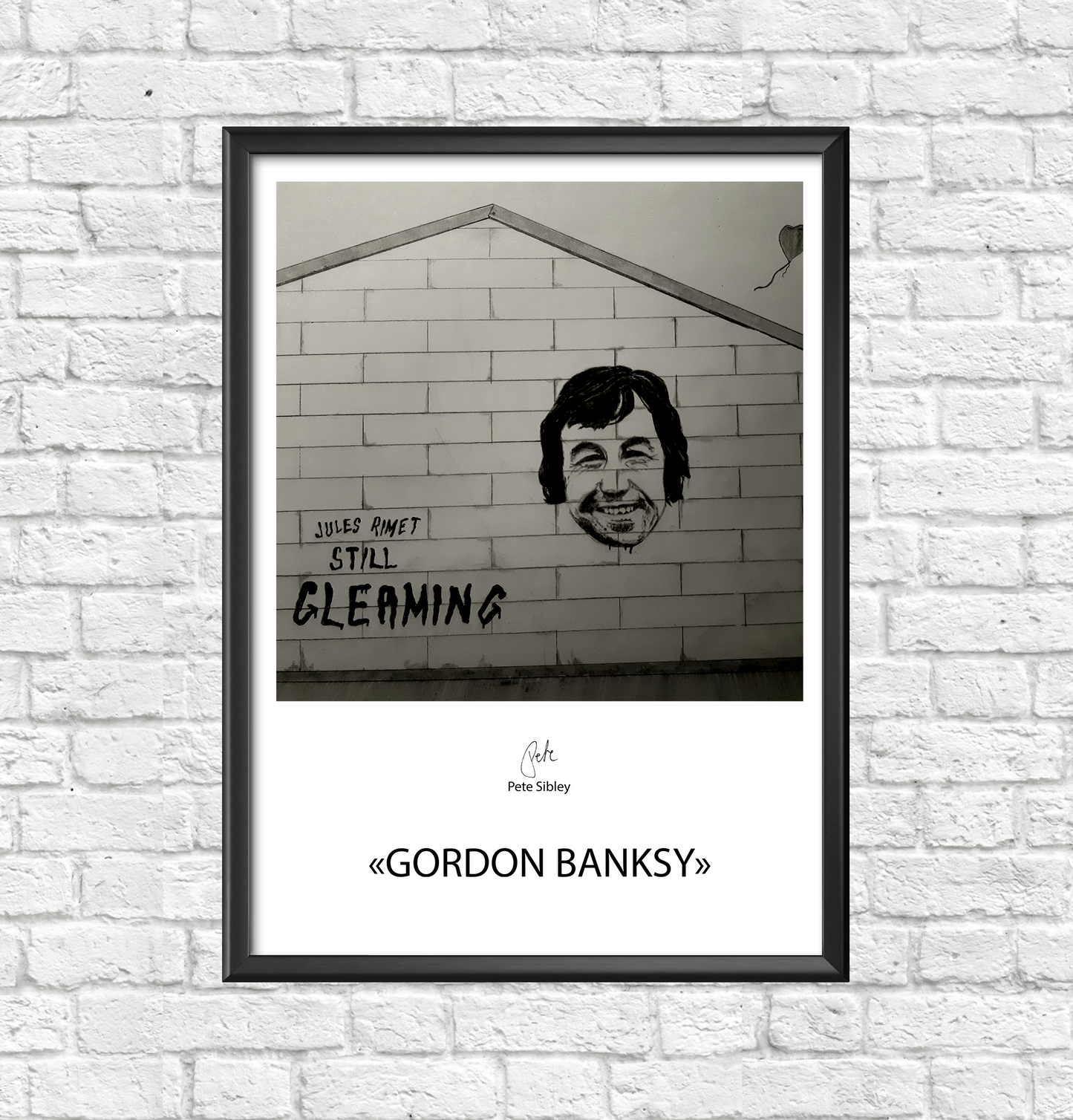 Gordon Banksy artposter