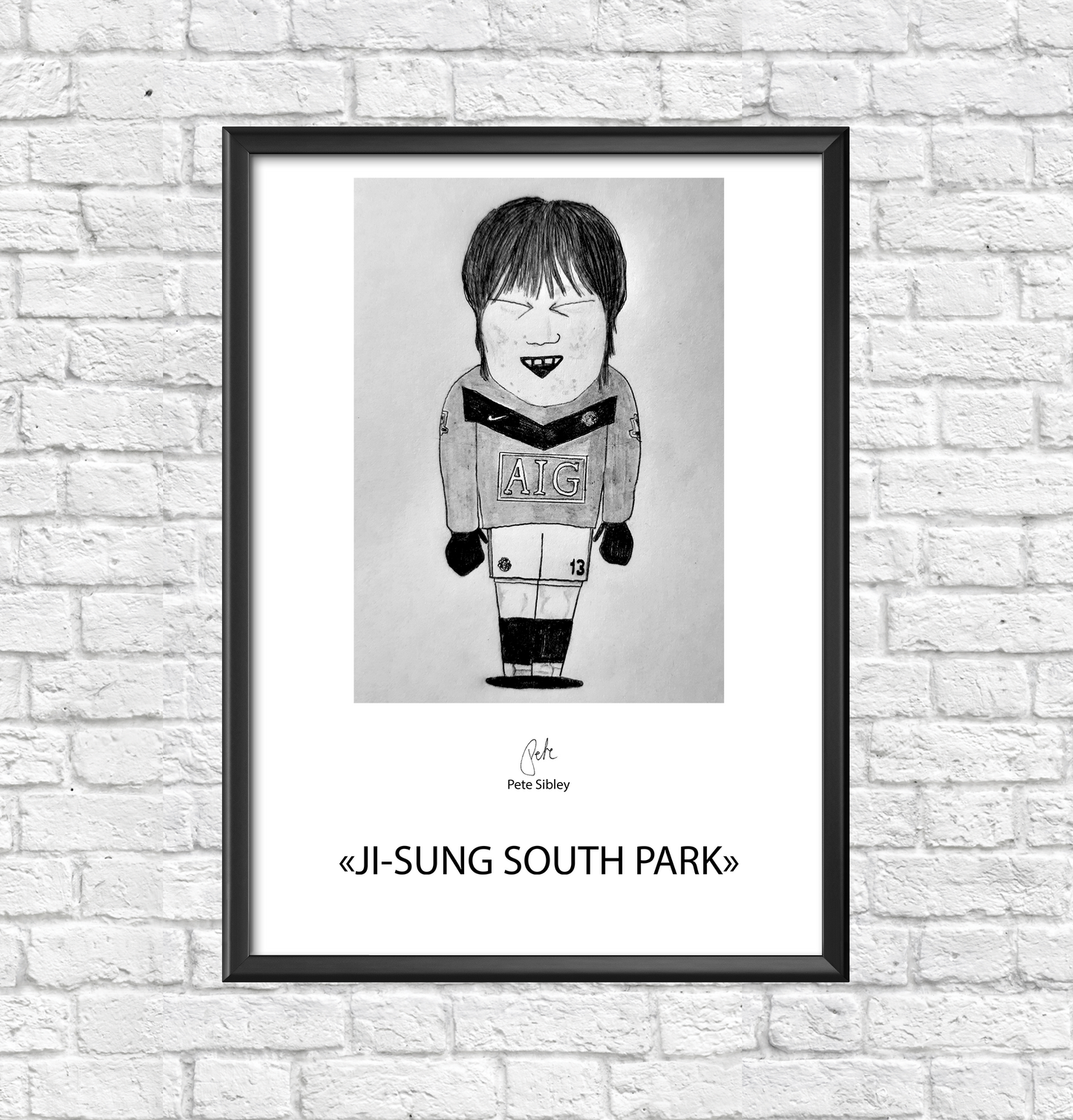 Ji-Sung South Park artposter