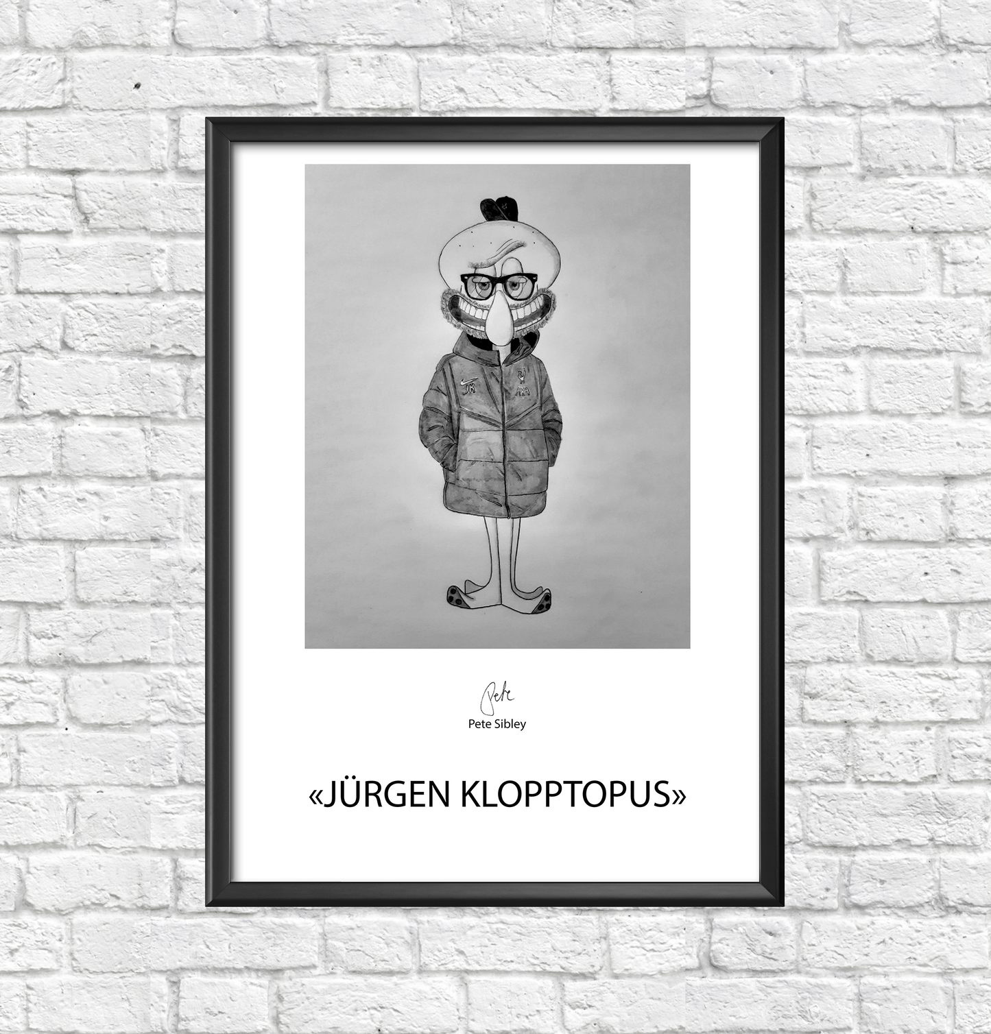 Jürgen Klopptopus artposter