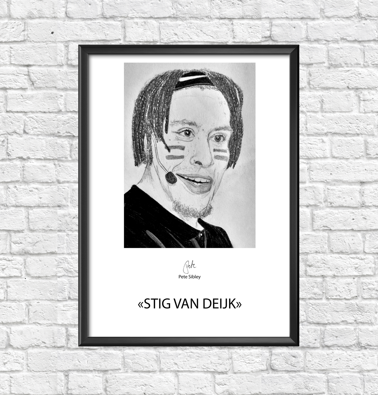 Stig van Deijk artposter